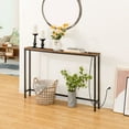 thumbnail image 6 of HOOBRO 47.2” Console Table w/ Power Outlets & USB Ports Behind Sofa Hallway Brown BF15XG01G1, 6 of 11