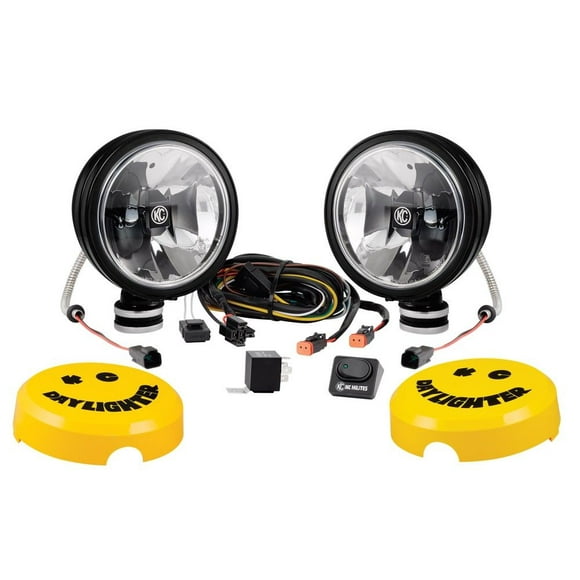 KC Hilites Driving/Fog Light 0653 Driving/Fog Light; Gravity Daylighter; LED Bulb; Clear CREE LED Bulb; 6 Inch Round; Driving Beam; 2104 Raw Lumens; Clear Polycarbonate Lens
