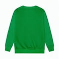 thumbnail image 5 of Girls Sweatshirt Girls Graphic Print Crew Neck Hoodless Sweatshirt Long Sleeve Pullover Green 6-7 Years, 5 of 5
