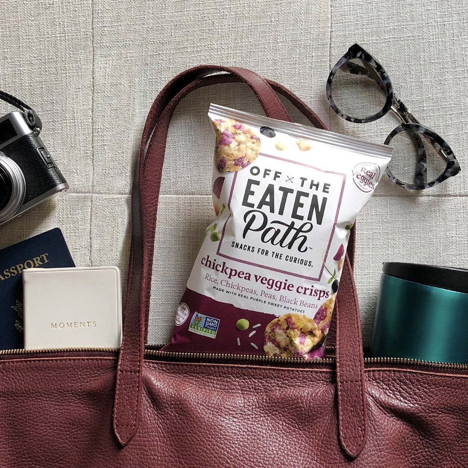 Off The Eaten Path, Chickpea Veggie Crisps, 6.25 oz Bag