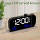 thumbnail image 5 of Projection Alarm Clock with FM Radio for Bedroom, 270 Rotatable Digital Clock, 7inch Large LED Display, Dual Alarms, 5 of 5