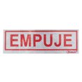 thumbnail image 1 of Letrero Señalización Empuje KARLEN 25 x 8, 1 of 1