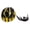 Black Yellow, variant on Xirurus Premium Adult Bike Helmet High-Density PC EPS Detachable Liner Adjustable Strap Cycling Helmet for Sports Safety, Road and Mountain Biking, Lightweight 6.8 oz, Black Yellow Tone, Size L