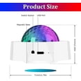thumbnail image 3 of 2 Pack Mini Disco Ball Light, Mini Disco Light Party Light 3 Colors Sound Activated Disco Ball Light Car Decoration, 3 of 5