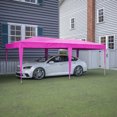 thumbnail image 3 of 10x20 Ft Ez Pop Up Canopy Tent with 6 Removable Sidewalls & Carry Bag, Folding Protable Party Tent with UV Protection, Heavy Duty Gazebo for Outdoor, Garden, Patio, 6 Sand Bags Included, Pink, 3 of 9