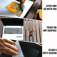 thumbnail image 3 of Mouse Pad Adhesive Bottom - Sticks to Any Surface - Portable - Webcam Covers and Screen Cleaner Included (Color Swirl), 3 of 9