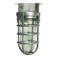 thumbnail image 1 of Woods L1706BS Vandal Resistant 150W Incandescent Security Light, Ceiling Mount, Compatible With Up To 50 Watt Standard Base Bulbs, Brushed Steel, 1 of 6