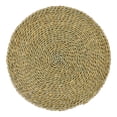 thumbnail image 1 of Cojín, puf redondo de paja, cojín de suelo de tatami, cojín de tatami elaborado con cuidado, 1 of 8