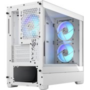 Fractal Design Pop Mini Air RGB White TG mATX High-Airflow Clear Tempered Glass Window Tower Computer Case