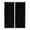 Black, variant on Pure Black Kitchen Curtains 84 Inch Length, Simple Solid Color Grommet Top Bedroom Living Room Curtains, Light Filtering Cafe Curtain Drapes 2 Panels Set 84''x84''