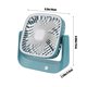 thumbnail image 3 of Miniventilador Usb Portátil de Verano | Ventilador de Escritorio Compacto de 3 Velocidades con Cabezal Ajustable a 270° | Motor Silencioso Sin Escobillas | Base Antideslizante con Gancho Plegable | R, 3 of 6