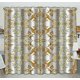 thumbnail image 1 of Cortina de ventana ABPHQTO Patrón barroco Blanco Floral Damasco 130x210 cm (Dos piezas), 1 of 1