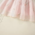 thumbnail image 5 of PINQI Summer Toddler Girls Sundress Little Girls Short Sleeve Floral Embroidery Tulle Dress Dance Party Princess Dresses Clothes, 5 of 9