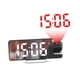 thumbnail image 3 of Reloj despertador con proyección, pantalla LED grande y proyector giratorio, reloj digital Blanco, 3 of 9