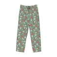 thumbnail image 4 of Xecao Retro Hippie Groovy Mushroom Men's Straight Lounge Pajama Pants: The Ultimate in Comfortable Sleepwear, 4 of 9