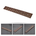 thumbnail image 4 of DEEPCRAFF 1Pack Ukulele Parts Fretboard Replacement 9.8X1.9X0.2in Rosewood GSA13 Design For Musical Instruments, 4 of 8