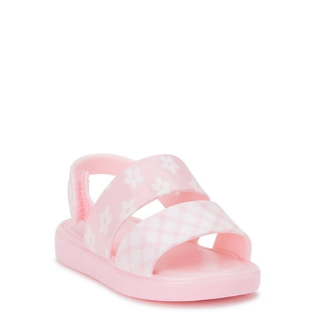 

Wonder Nation Baby Girls Two Strap Sandal Sizes 2-6