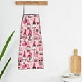thumbnail image 3 of Uemuo Garden Gnomes Printed Bib Apron, Adjustable , Water and Oil Resistant, Cooking Kitchen Chef Apron for Women Men, 3 of 5