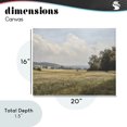 thumbnail image 4 of Stupell Industries Traditional Summer Landscape Cloudy Meadow Canvas Art, 20 x 16, by Franklyn Gregory, 4 of 8
