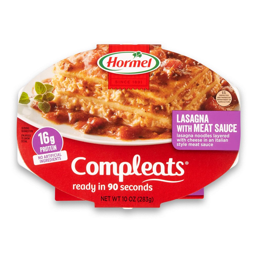 Hormel Compleats Lasagna with Meat Sauce, 10 Ounce