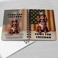 thumbnail image 4 of Freedom Paws Patriotic Cavalier King Charles Spaniel Vintage Memorial Day Spiral Bound Journal Dog Lover Gifts 5x7in Spiral Notebook - 12006, 4 of 5