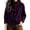 Purple, variant on uublik Trench Coat Women Wine Button Down Collared Short Jacket Trendy Clothes