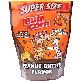 pup corn peanut butter flavored