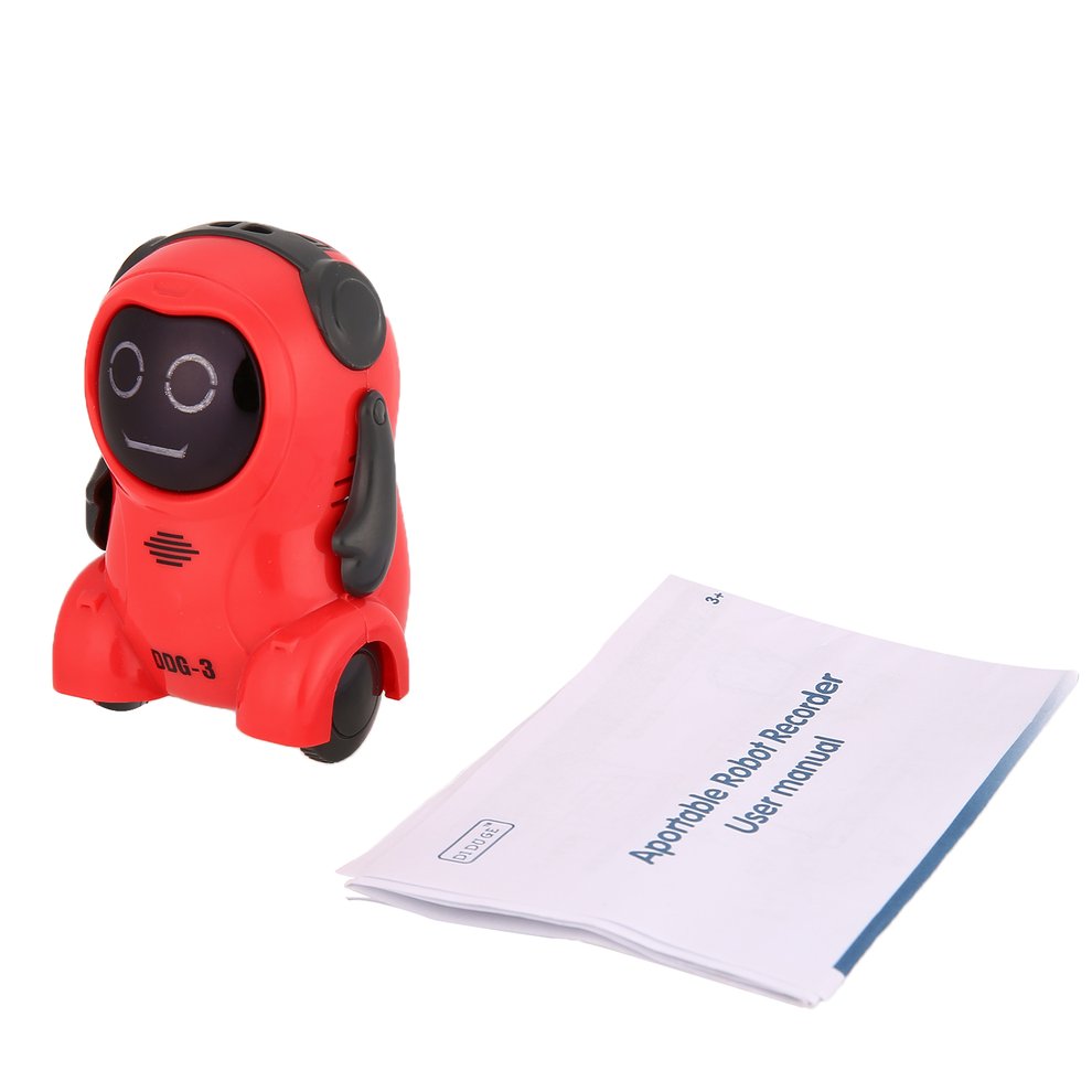 DDG3 Smart Pocket Voice Recording RC Robot Recorder Arm 360 Rotation