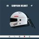 thumbnail image 3 of RV Funda de silicona para Airpods compatible con Airpods 1 y 2 Case Funny Cute Cartoon 3D [Cool Game Series] (casco de motocicleta) Rojo Verde, 3 of 5