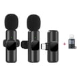 thumbnail image 2 of Wireless Lavalier Microphone Portable Audio Video Recording Mini Mic for Live Broadcast Gaming Phone, 2 of 5
