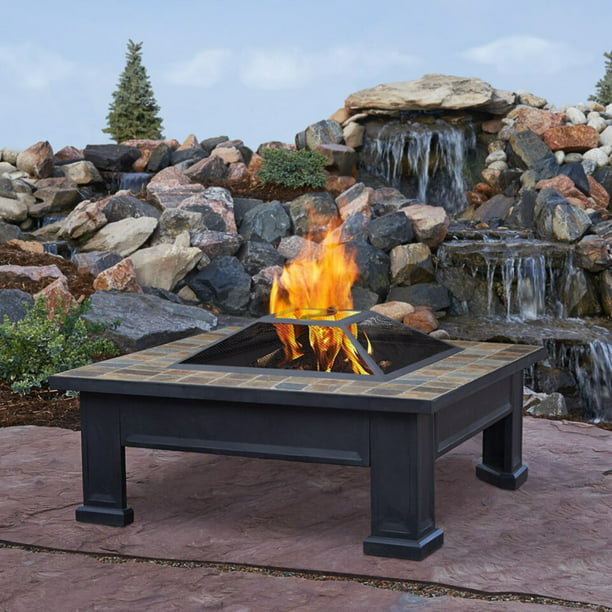 Real Flame Breckenridge Wood Burning, Best Fireless Fire Pits