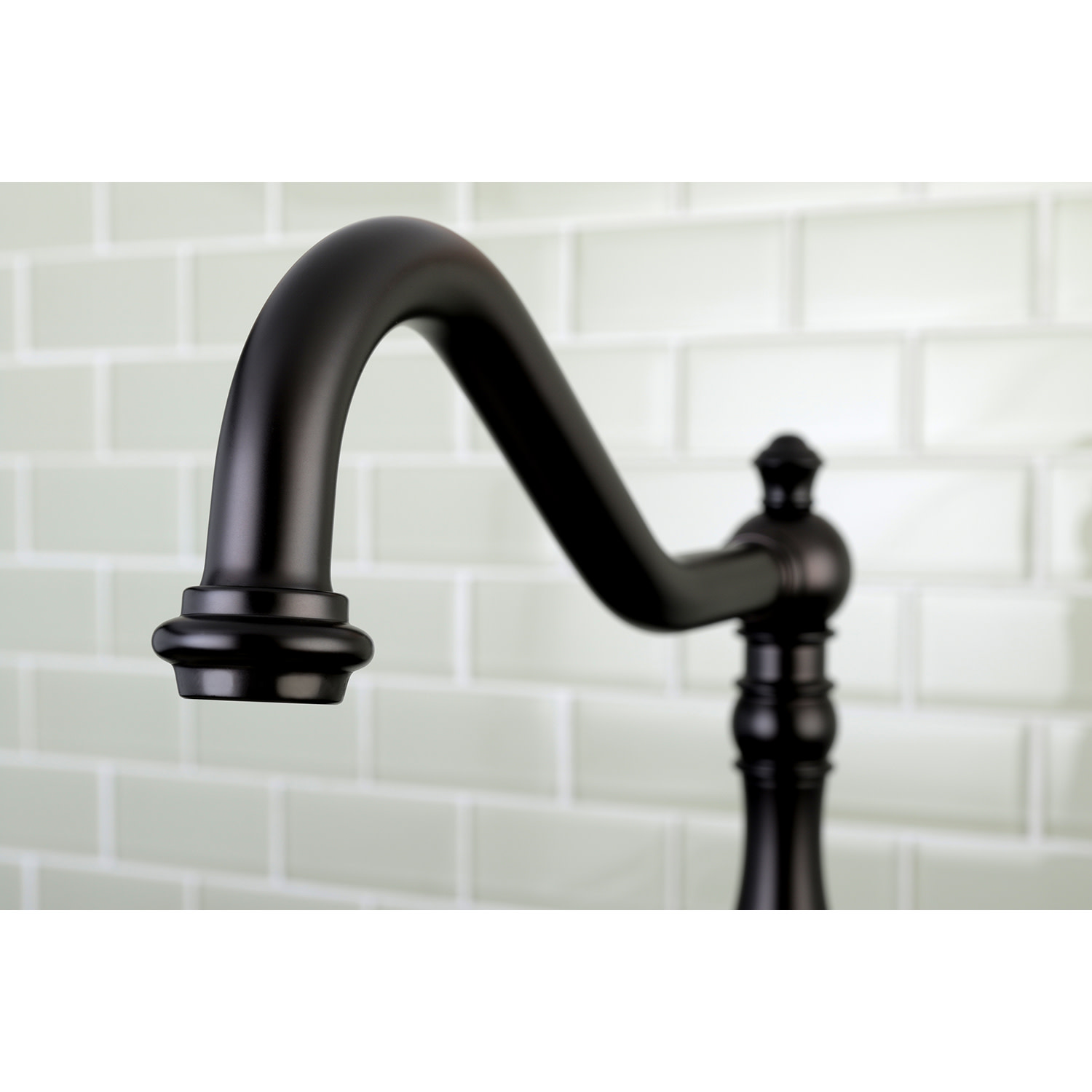 Gourmetier GSY7705ACLSP American Classic Single-Handle Kitchen Faucet with Brass Sprayer, Oil Rubbed Bronze - image 3 of 5