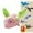 Pink#004, variant on Interactive Chirping Bird Cat Toys with Flapping Wings, 2025 New Flying Birds Cats Toy, Flying Simulation Rechargeable Electric Sparrow Shaking Hunting Pet Toy for Indoor(Orange)