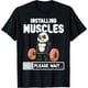 thumbnail image 1 of Camiseta divertida para gimnasio, diseño de pandas, diseño de donas, diseño de musculos, 1 of 2