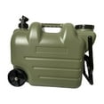 thumbnail image 3 of figatia Camping Water Bottle Multi Purpose Wheels Water Tank for Car Driving Outdoor Green, 3 of 8