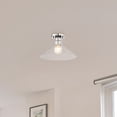 thumbnail image 5 of D307M-SF-PN Designers Fountain Leena - 1 Light Semi-Flush Mount -8.5 Inch Tall and 14 Inch Wide-Polished Nickel Finish, 5 of 8