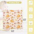 thumbnail image 2 of SKYSONIC 3 PCS Cute Cartoon Fox Baby Muslin Washcloths, Autumn Leaves Face Towel Burp Cloths Ultra Soft Absorbent Cotton Bath Wipes Towels for Newborn Boys Girls, 2 of 7