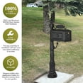 thumbnail image 5 of BETISEF Cast Aluminum Mailbox Barcelona Decorative Post Mail Box Combination Stratford Heavy Duty, 5 of 8