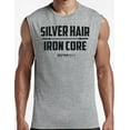thumbnail image 2 of Gymish Silver Hair Iron Core Workout Muscle Tank Top for Men – Mens Gym Shirt, Gym TShirts for Men, Gym Clothes for Men, Men's Workout Shirts, Motivational Gym Wear, Athletic Gym T-Shirt, 2 of 4