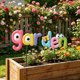thumbnail image 5 of Juego de insertos de letras de resina para decoración exterior, impermeables y resistentes a la decoloración, incluye estacas para macetas, jardín, patio y uso como regalo., 5 of 9