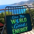 thumbnail image 3 of Give the World Good Energy HP 16" Sleeve - Cute Laptop Sleeve - Printed Laptop Sleeve with Zipper - 2 Sided Print, 3 of 5