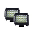 thumbnail image 1 of 2 Faros Rectangulares 24 Leds C/Estrobo Blanco 72w TUNELIGHT-RENOVATIO, 1 of 3