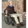 Equate Steel Transport Wheelchair Display Model, FGD232EQ WMRT, Black, 300 lb Weight Capacity