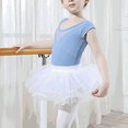 thumbnail image 4 of ZZwxWA Ballet Leotards for Girls, Dance Dress Short Sleeve Dance Leotards for Toddlers/Little Girls Reduced Price, 4 of 5