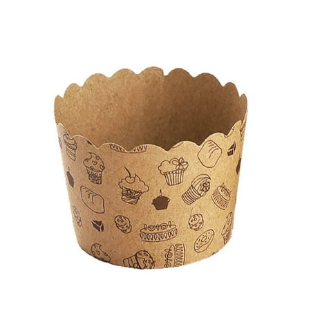 

50Pcs Home & Kitchen Gold Silver Pastry Tools Coated Muffin Cupcake Liners Cupcake Paper Cups Baking Mold Cupcake Wrappers 6X4.5CM 03