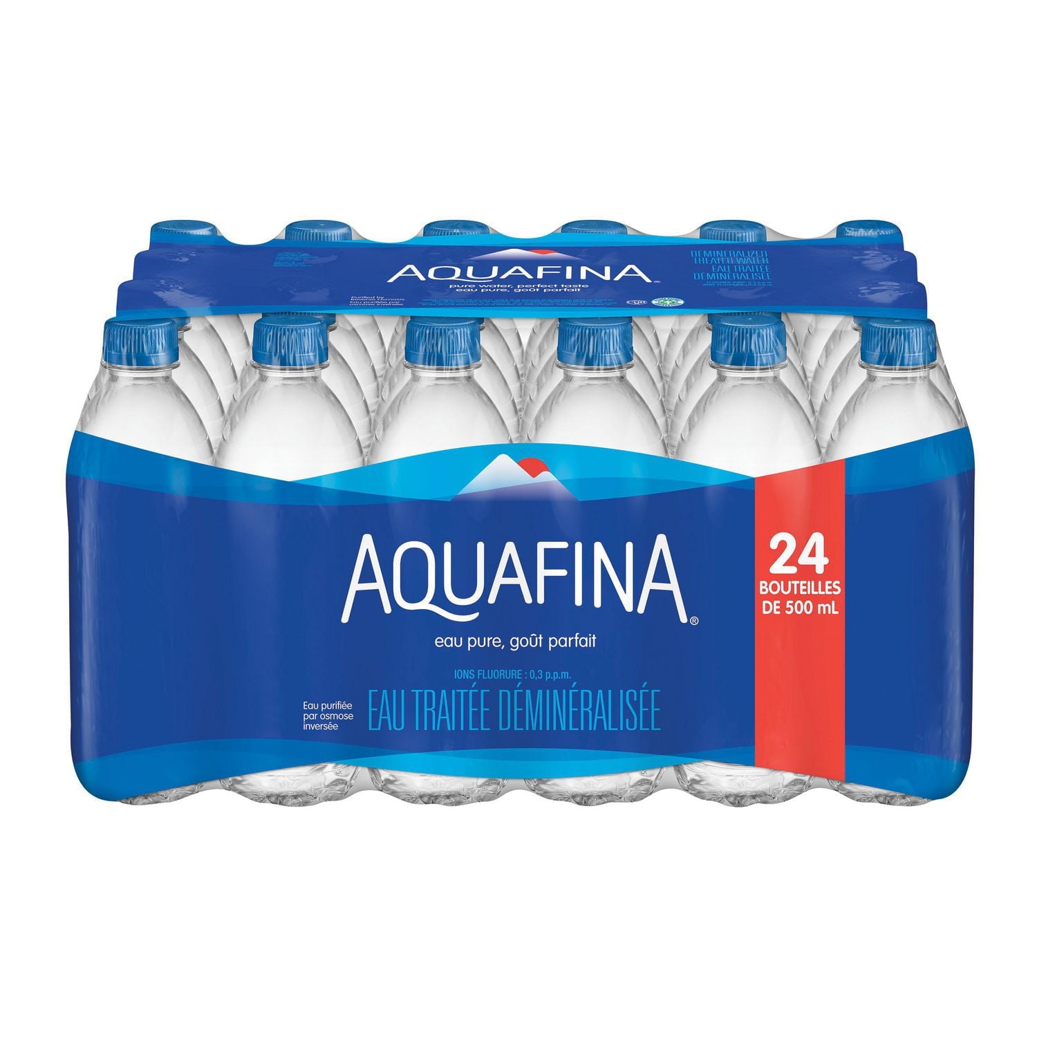 Aquafina Eau Purifiée 24 x 500 mL, Bouteilles 24x500ml