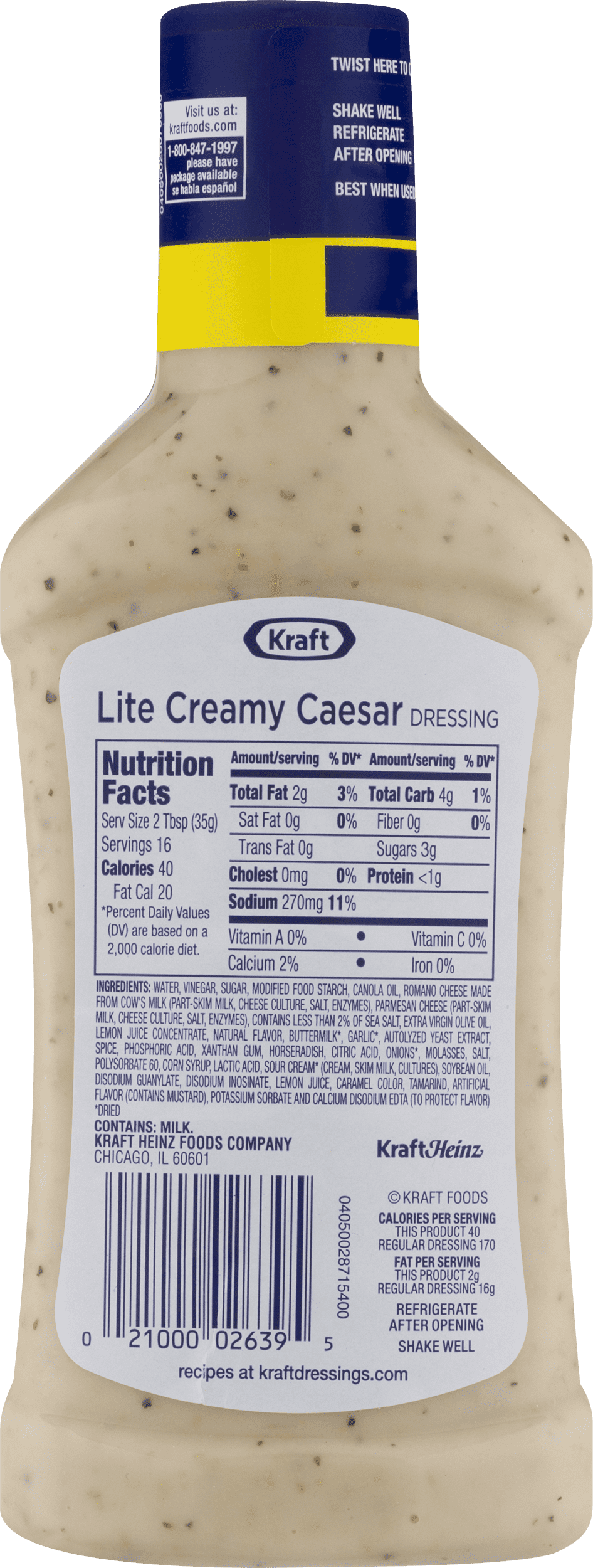 Kraft Ranch Dressing Nutritional Information Besto Blog