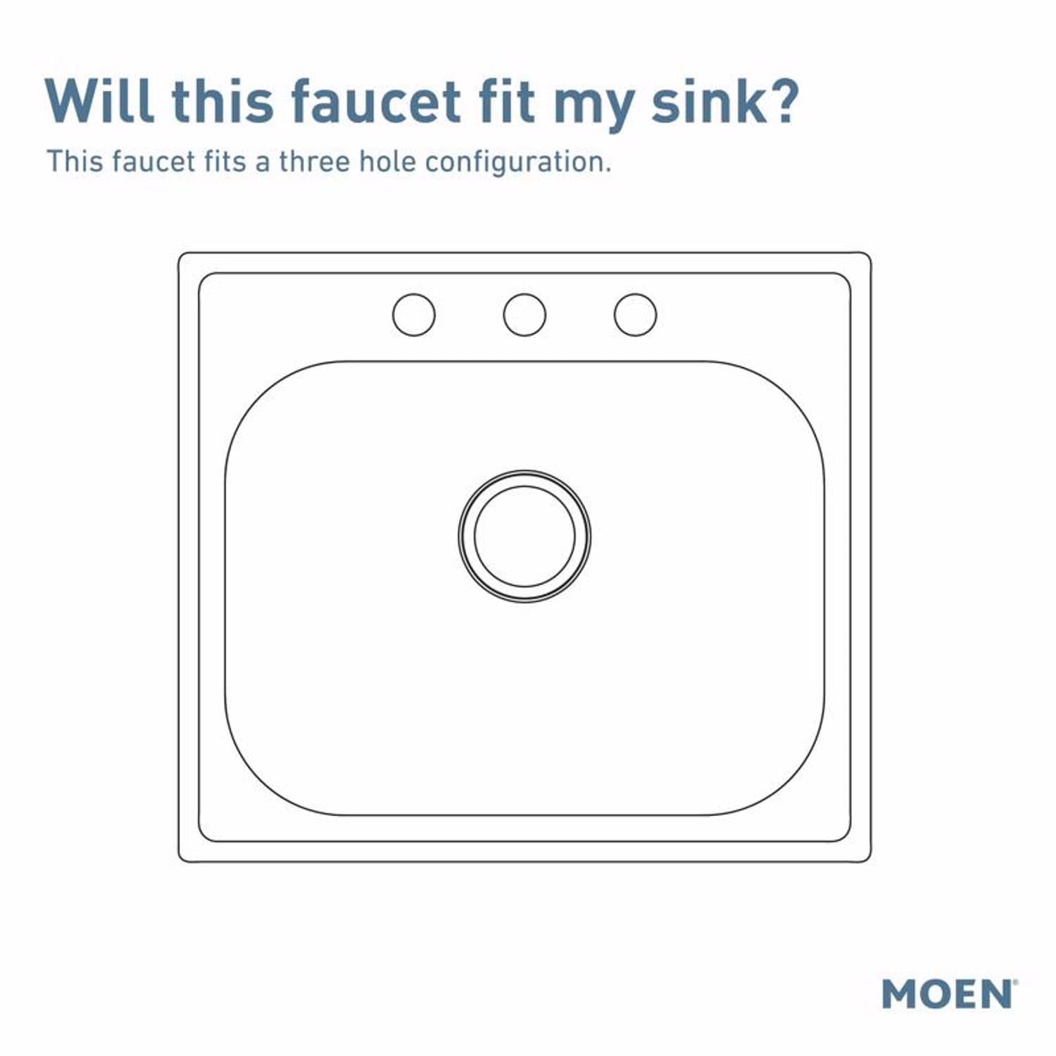 Moen Weymouth Two Handle Brush Gold Pull-Down Kitchen Faucet