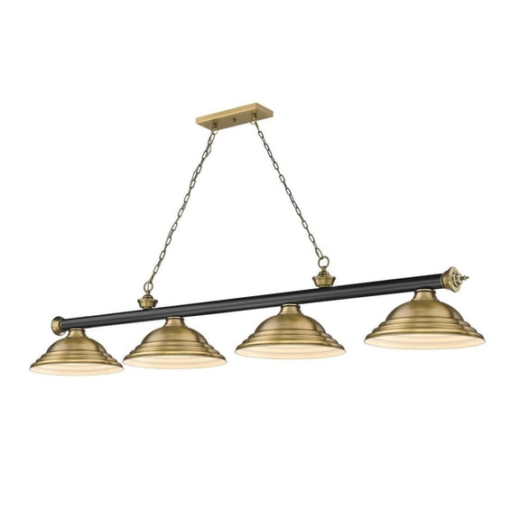 4 Light Billiard in Traditional and Classical Style-18.75 inches Tall and 14 inches Wide Bailey Street Home 372-Bel-4596797