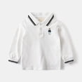 thumbnail image 2 of Bosanter Boys and Toddlers School Uniform Short Sleeve Fashion Polo Shirts, Button Closure, 2 of 9